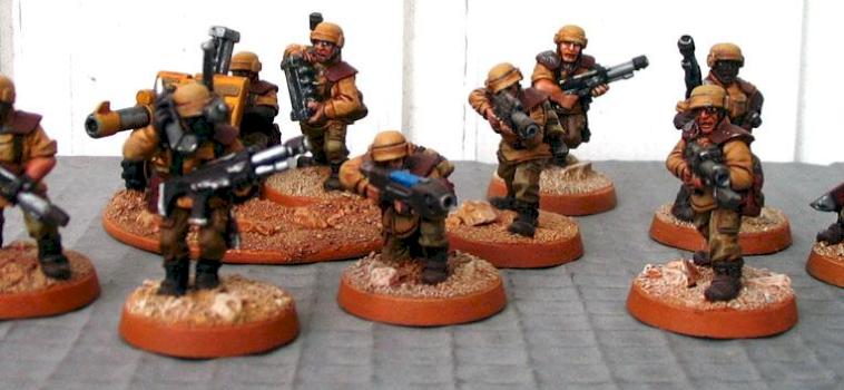 Cadian Squad A by Schattenbarde