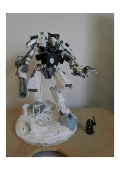 Tau Battlesuit Titian WIP by hk1x1