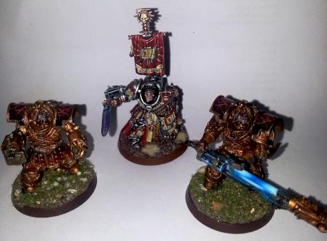 Kaldor Draigo and Adeptus Custodes by geminas