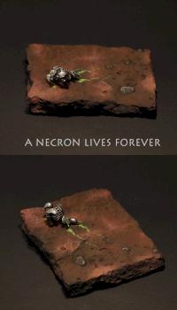 A Necron lives forever by Colouristo