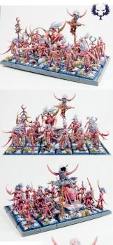 Slaanesh Daemonettes by Ikaro