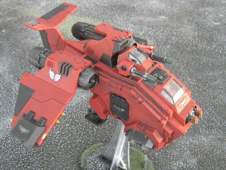 Blood Angels Storm Raven by dirkspair