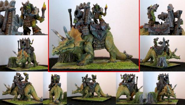 Hartha the Death Machine Orc Triceratops by 5-13 Studios