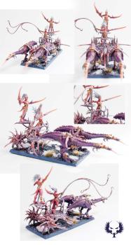 Seeker Chariot of Slaanesh Daemonettes by Ikaro