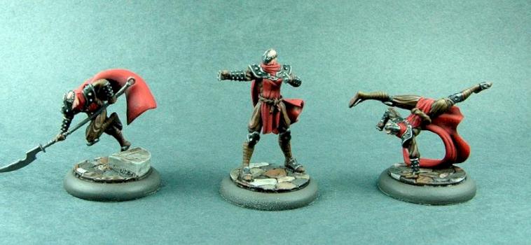 Malifaux - Monks of High River by athelu