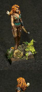 Female Archer - Darksword Miniatures by Eusi