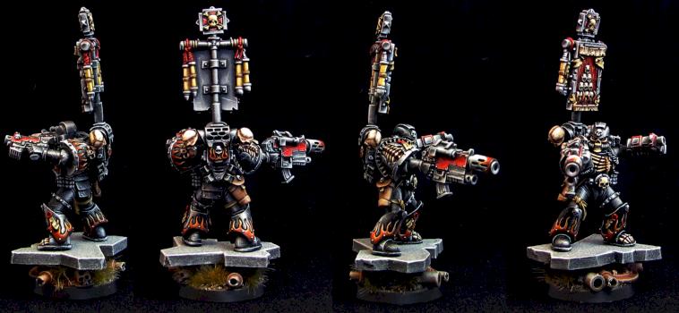 Damned Legionaire Sergeant With Combi-Melta by Sevalsky