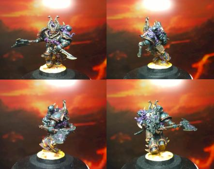 Black Legion Chaos Space Marines Aspiring Champion Multi-View by Blackmane