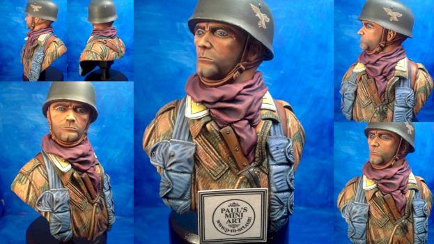 WWII German Paratrooper - Falschirmjager - 1/6 resin by GO-figureit