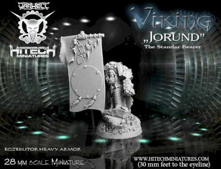 Jorund - The Standar Bearer by hitechminiatures