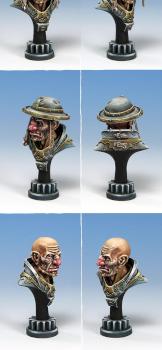 Warrior-Monk Bust by ANAKRON