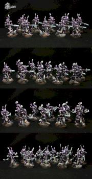 Eldar Wraithguards / Wraithblades by HopeRiver