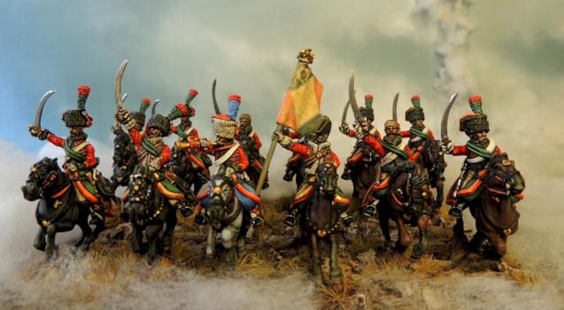 28 mm French chasseur a cheval de la garde by Thau