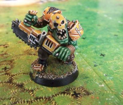 Ugroth Bolgrot Blood Bowl Starplayer with Chainsaw by Dino