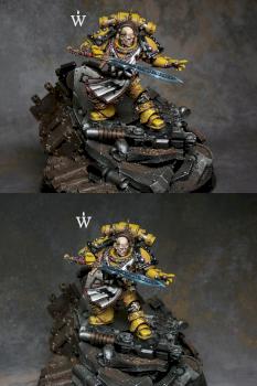 Sigismund, First Captain of the Imperial Fists by WarmasterPainting