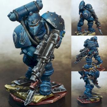 Imperial Space Marine 2016 by Elkantar