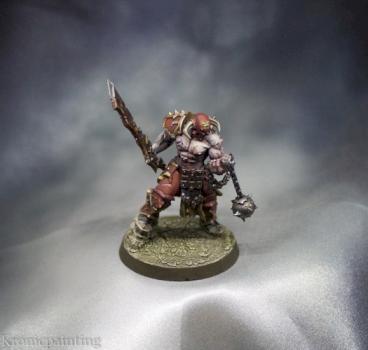 Warhammer Age of Sigmar - Khorne SlaughterPriest by Kronicpainting