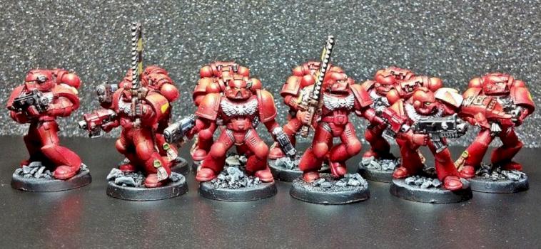 Blood Angel Space Marines by Volatyle