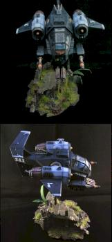 A Talon of Dark Angels Ravenwing Stormtalon by wacca