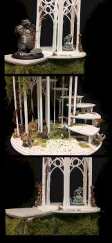 Green Elf Tower in greens by midass