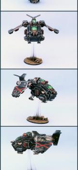 Blood Angels Death Company Stormraven Gunship by lono