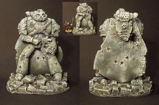 WH 40K Space Marine Statue by Toffgd