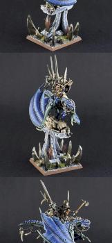 Dark Elves Dreadlord on Dark Pegasus by dargo000