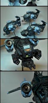 A Talon of Dark Angels Ravenwing Stormtalon by wacca