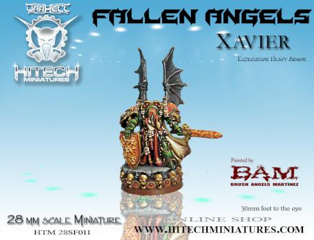 Fallen Archangel Xavier Hitech Miniatures by hitechminiatures2