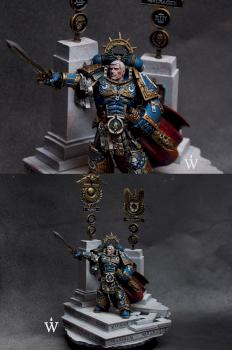 Roboute Guilliman Primarch of the Ultramarines by WarmasterPainting