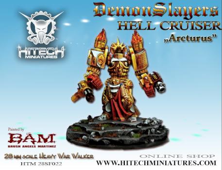 Hell Cruiser Arcturus Hitech Miniatures by hitechminiatures2