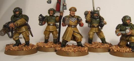 IMPERIAL GUARD CADIAN COMMAND SQUAD by capt mannering