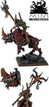 Daemons of Chaos Bloodcrusher of Khorne BSB on Juggernaut by dargo000