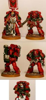 Actual Scale Blood Angels Space Marine Tactical Squad by Lamenter