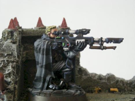 imperial guard cadian sniper by dark arts