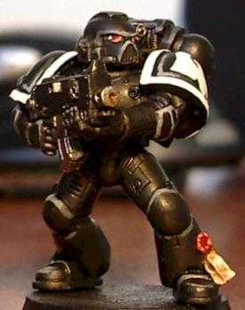 Raven Guard tactical marine by ikafrai