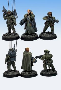 Forgeworld IMPERIAL GUARD CADIAN COMMAND HQ SQUAD, update by krom1415