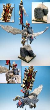 Bretonnian Pegasus Knight Standard Bearer by Home Of CadaveR