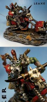 Ork biker + kustom paint job by leaxe