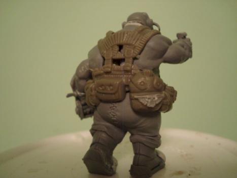 ogryns ogryn conversion Ogre Bull buut by hobbesthered