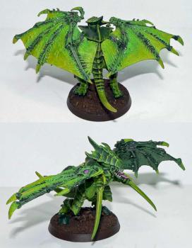 Winged Tyranid warrior from fleet "salads" by komplikator