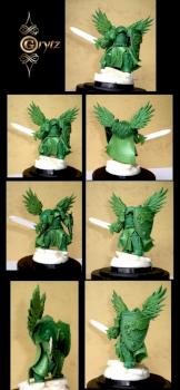 28mm scale S-F Warrior with Wings by GRYTZminis