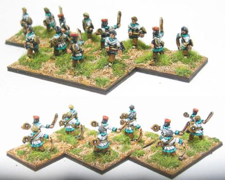 Warmaster Ancient (10mm) Late Romans Slingers 2 by legdba