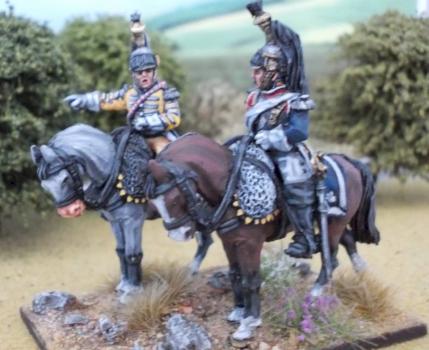 8th Cuirassier Command in 28mm by Whitbydave