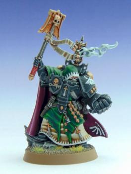 Dark Angels Interrogator Chaplain by SuperblyPaintedMiniatures