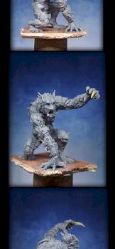 The Beast of Bakerloo (sculpture for Infamy minis) by Graphigaut