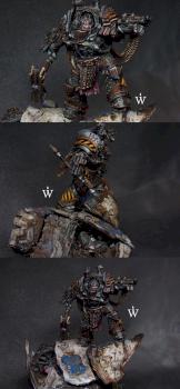 Perturabo Primarch of the Iron Warriors by WarmasterPainting