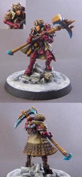 Epic warcaster Sorscha by languin