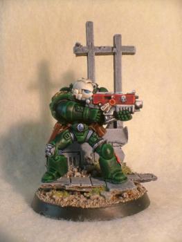 Dark Angel Mk ll Veteran Space Marine by Claws of Imjin