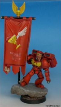 Blood Angels Honor Guard Standard Bearer by hakoMike